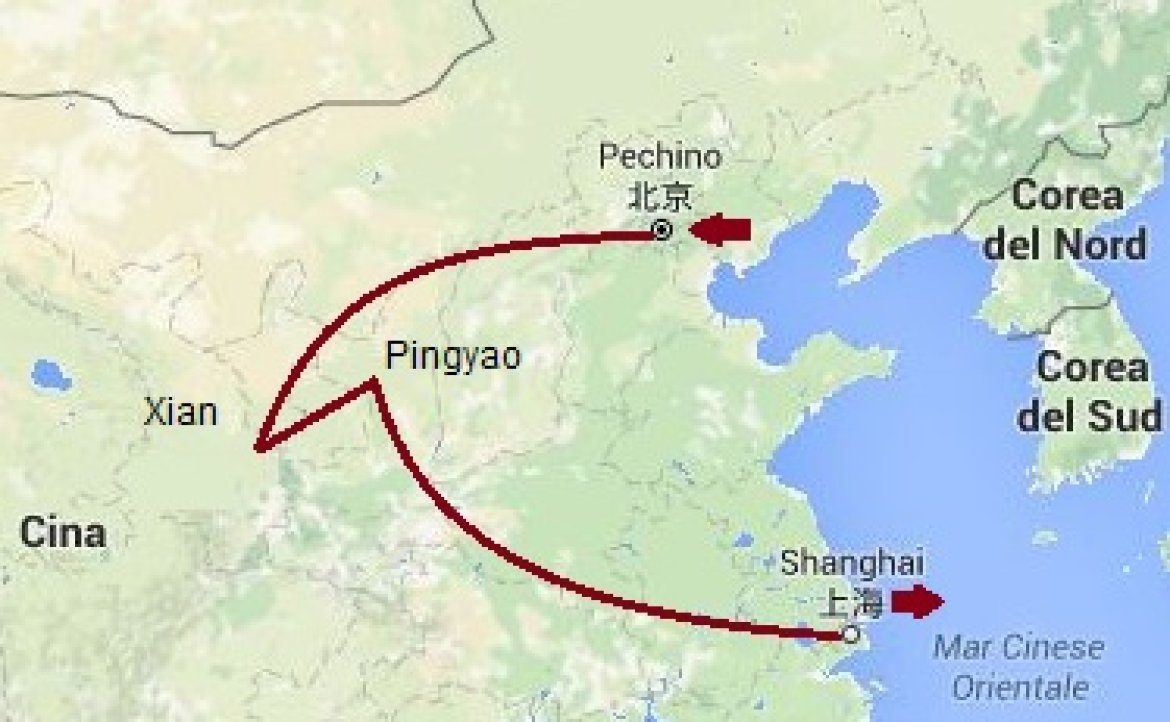 Mappa viaggi-cina