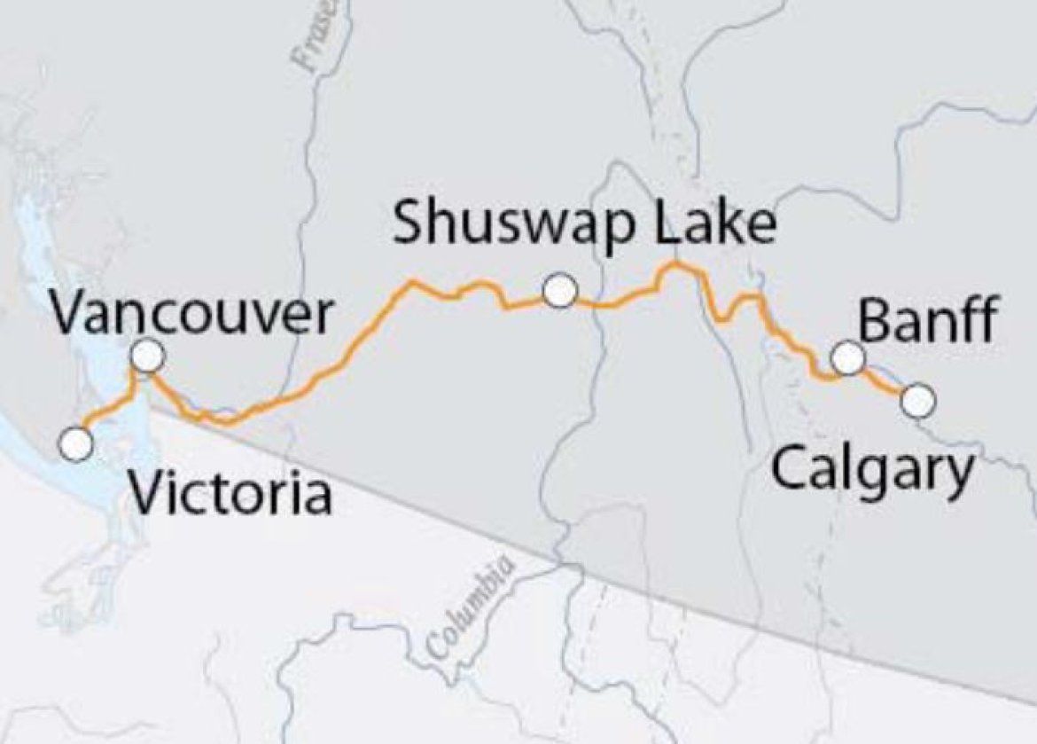 Mappa viaggi-canada