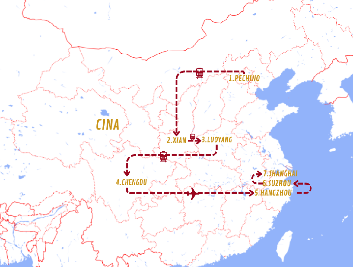 Mappa viaggi-cina