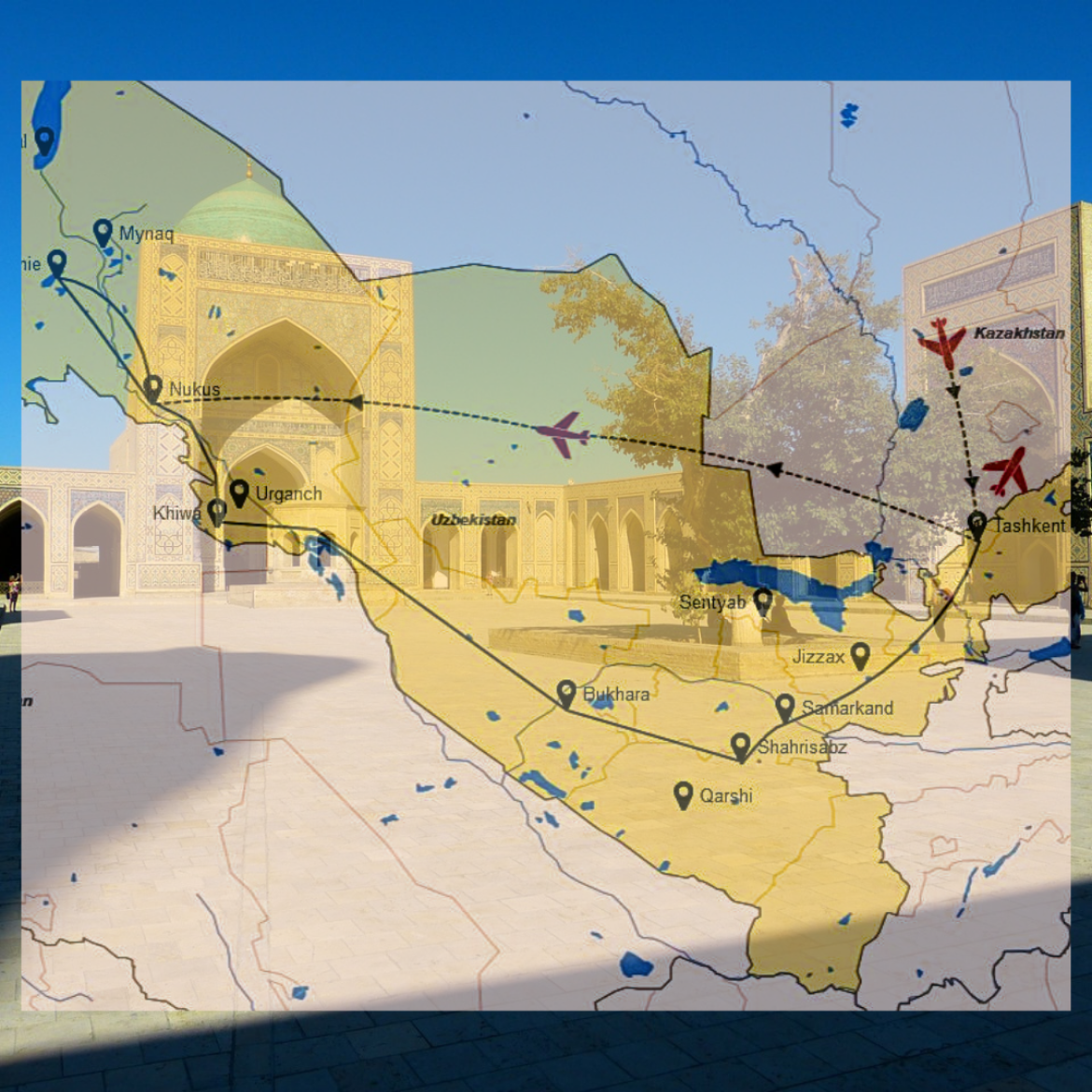 Mappa viaggi-uzbekistan