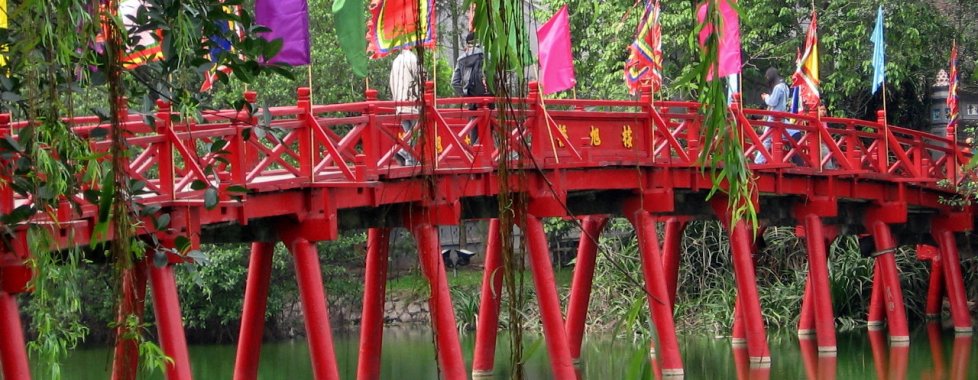 red bridge