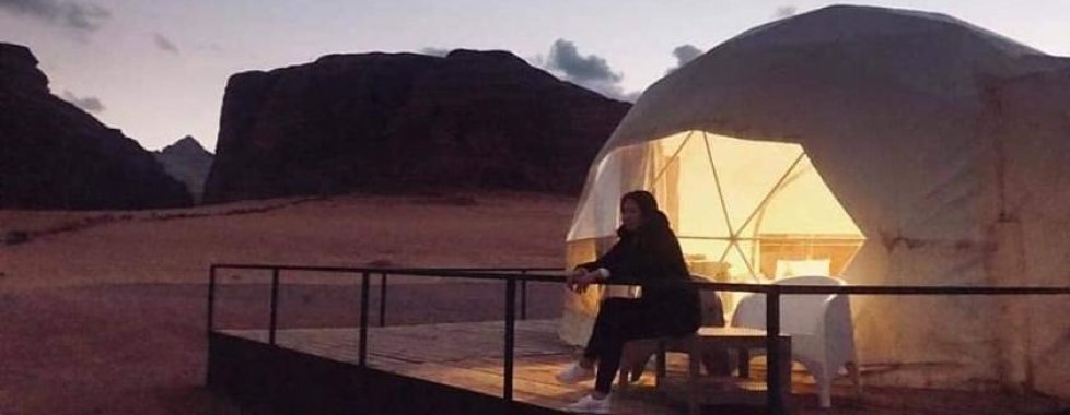tenda igloo deserto